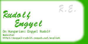 rudolf engyel business card